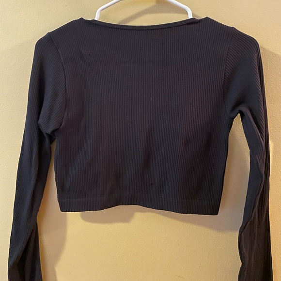 Garage long sleeve ribbed seamless top - Picture 4 of 4